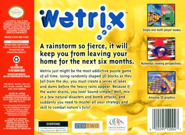 Wetrix (USA) (En,Fr,De,Es,It,Nl) box cover back